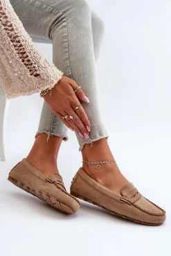 Loafersy Damskie|Mokasyny Damskie Zamszowe><noscript><img width=