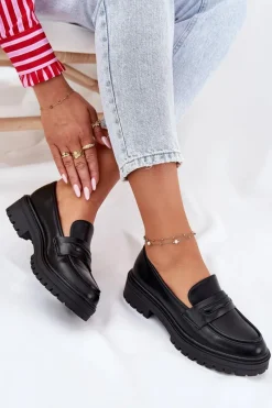 Mokasyny Damskie Skórzane><noscript><img width=