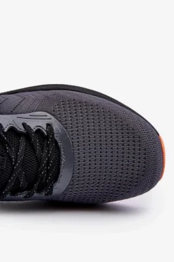 Outlet Klasyczne Męskie Sportowe Buty Szare McBraun Męskie Obuwie Sportowe Męskie