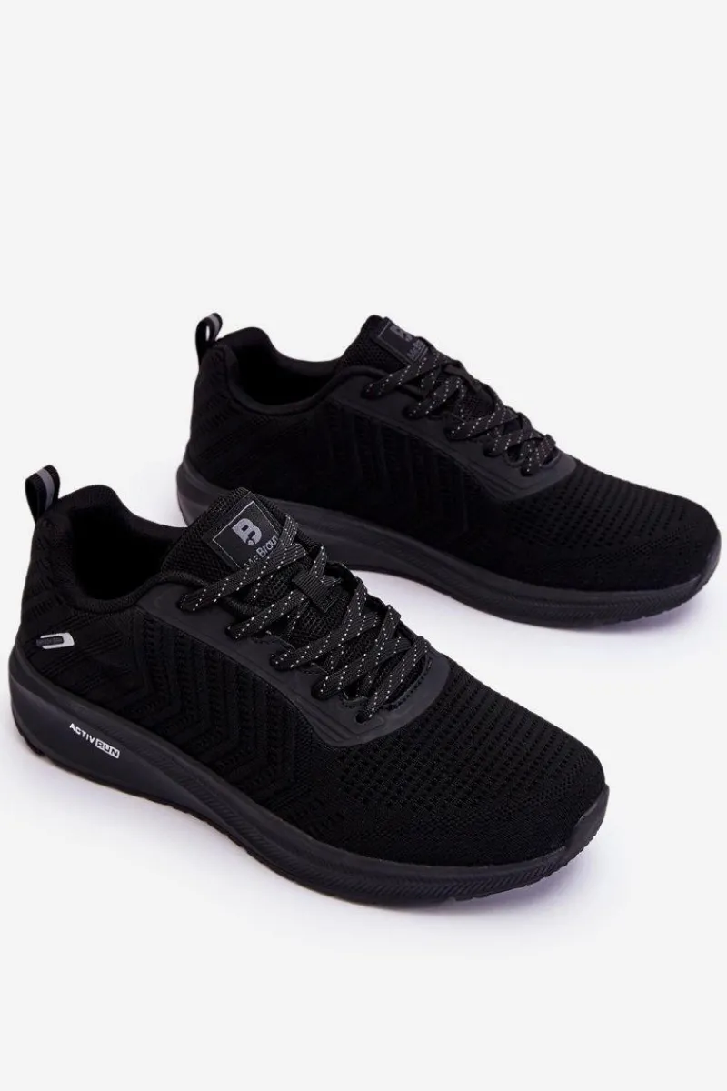 Obuwie Sportowe Męskie>Evento Klasyczne Męskie Sportowe Buty Czarne McBraun Czarny