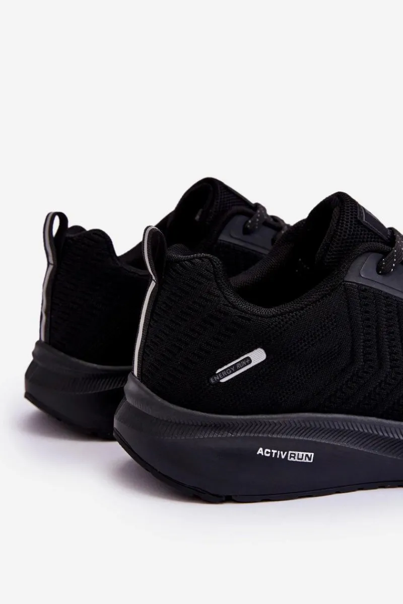 Obuwie Sportowe Męskie>Evento Klasyczne Męskie Sportowe Buty Czarne McBraun Czarny