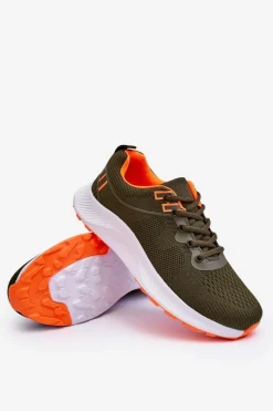 Klasyczne Męskie Sportowe Buty Sznurowane Ciemnozielone Jasper Męskie Obuwie Sportowe Męskie