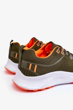 Klasyczne Męskie Sportowe Buty Sznurowane Ciemnozielone Jasper Męskie Obuwie Sportowe Męskie