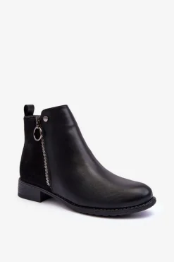 Czarne Botki|Botki Płaskie><noscript><img width=