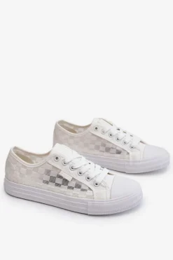 Trampki Damskie Big Star|Trampki Damskie Niskie>Big Star Shoes Klasyczne Niskie Trampki Big Star LL274071 Białe