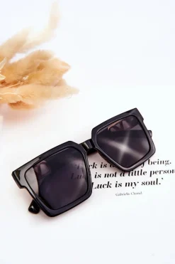 Okulary>Boto Klasyczne Okulary Przeciwsłoneczne V110063 Czarne