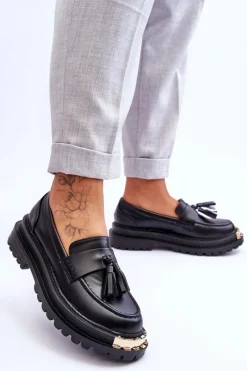 Mokasyny Damskie Skórzane><noscript><img width=