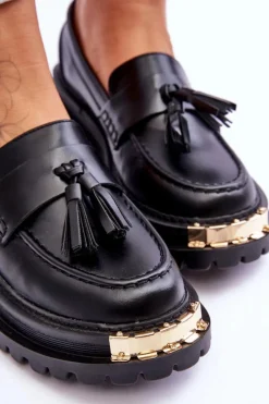 Mokasyny Damskie Skórzane><noscript><img width=