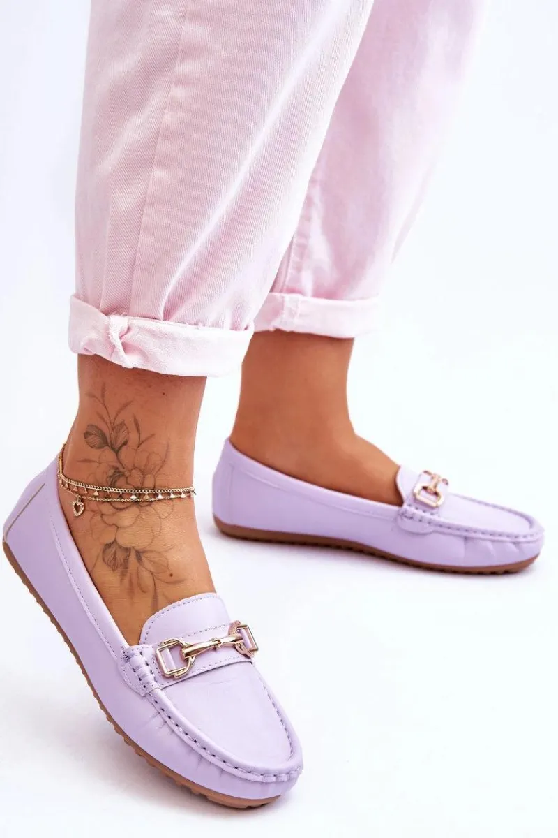 Best Klasyczne Skórzane Mokasyny Fioletowe Verona Damskie Mokasyny Damskie Zamszowe