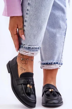 Mokasyny Damskie Skórzane><noscript><img width=