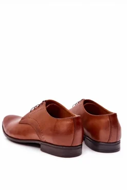 Best Boto Klasyczne Skórzane Półbuty Bednarek 802 Brązowe