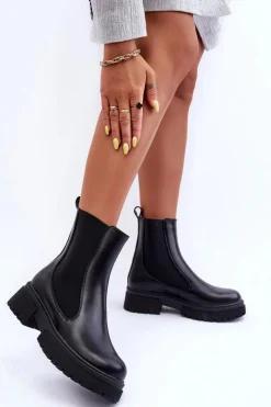 Czarne Botki|Botki Płaskie><noscript><img width=