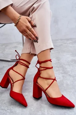 Czółenka Zamszowe|Czółenka Na Słupku><noscript><img width=