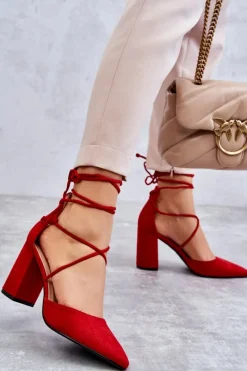 Czółenka Zamszowe|Czółenka Na Słupku><noscript><img width=