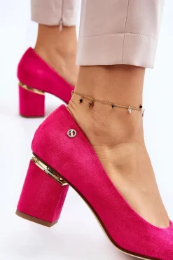 Czółenka Zamszowe|Czółenka Na Słupku><noscript><img width=