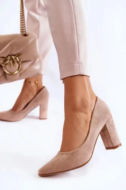 Czółenka Zamszowe|Czółenka Na Słupku><noscript><img width=