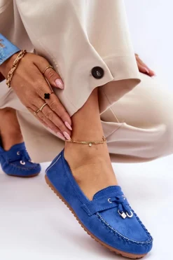 Loafersy Damskie|Mokasyny Damskie Zamszowe><noscript><img width=