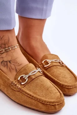 Loafersy Damskie|Mokasyny Damskie Zamszowe><noscript><img width=