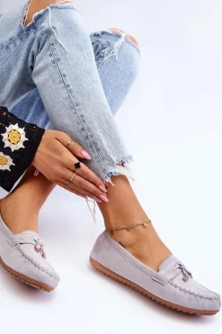 Loafersy Damskie|Mokasyny Damskie Zamszowe><noscript><img width=