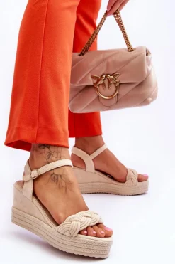 Sandały Na Koturnie><noscript><img width=