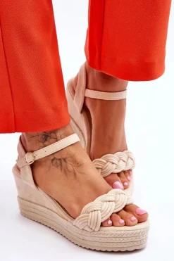 Sandały Na Koturnie><noscript><img width=