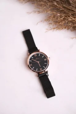 Hot Boto Klasyczny Damski Zegarek Giorgio&Dario Czarno Złoty Daniela