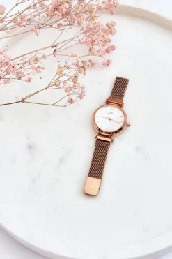 Online Klasyczny Damski Zegarek Giorgio&Dario Różowe Złoto Daniela Zegarki