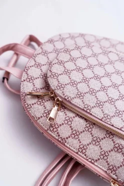 Sale Klasyczny Plecak Damski Różowy Elegancki Plecaki|Torebki Monnari
