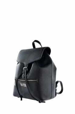 Plecaki>Big Star Shoes Klasyczny Skórzany Plecak Big Star KK574132 Czarny