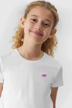 Outlet 4F Komplet Dziecięcy Sportowy Szybkoschnący Na Wf JAW23TAPSF014-20S