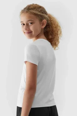 Outlet 4F Komplet Dziecięcy Sportowy Szybkoschnący Na Wf JAW23TAPSF014-20S