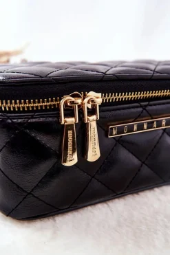 Hot Monnari Kosmetyczka Pikowana CSM0030-020 Czarna