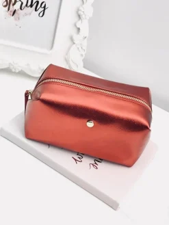 Torebki Monnari|Kosmetyczki Damskie>Monnari Kosmetyczka Saszetka Czerwona