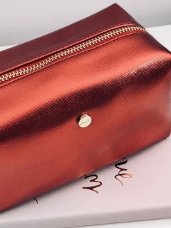 Torebki Monnari|Kosmetyczki Damskie>Monnari Kosmetyczka Saszetka Czerwona