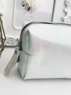 Torebki Nobo|Kosmetyczki Damskie>Nobo Kosmetyczka Saszetka Perłowa Benzyna