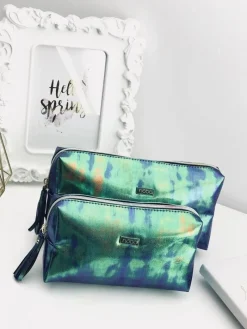 Clearance Nobo Kosmetyczka Saszetka Zielona Benzyna