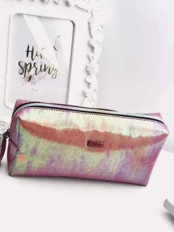 Hot Kosmetyczka Saszetka Różowa Benzyna Damskie Torebki Nobo|Kosmetyczki Damskie