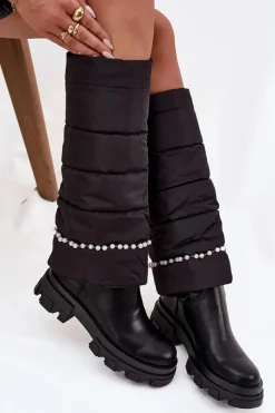 Kozaki Z Wywiniętą Cholewką|Kozaki Płaskie><noscript><img width=