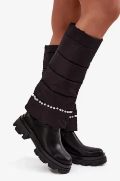 Kozaki Z Wywiniętą Cholewką|Kozaki Płaskie><noscript><img width=