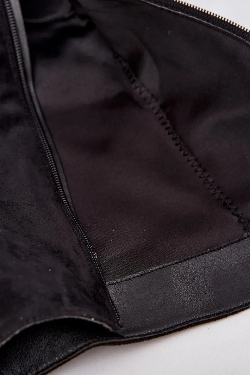 Outlet Boto Kozaki Damskie Z Marszczoną Cholewką I Klamrą Czarne Ophelis