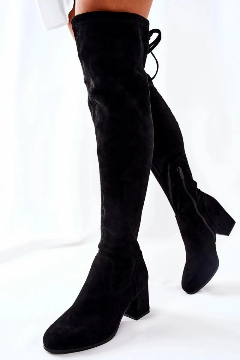 Sale Evento Kozaki Z Wiązaniem Na Obcasie Isene