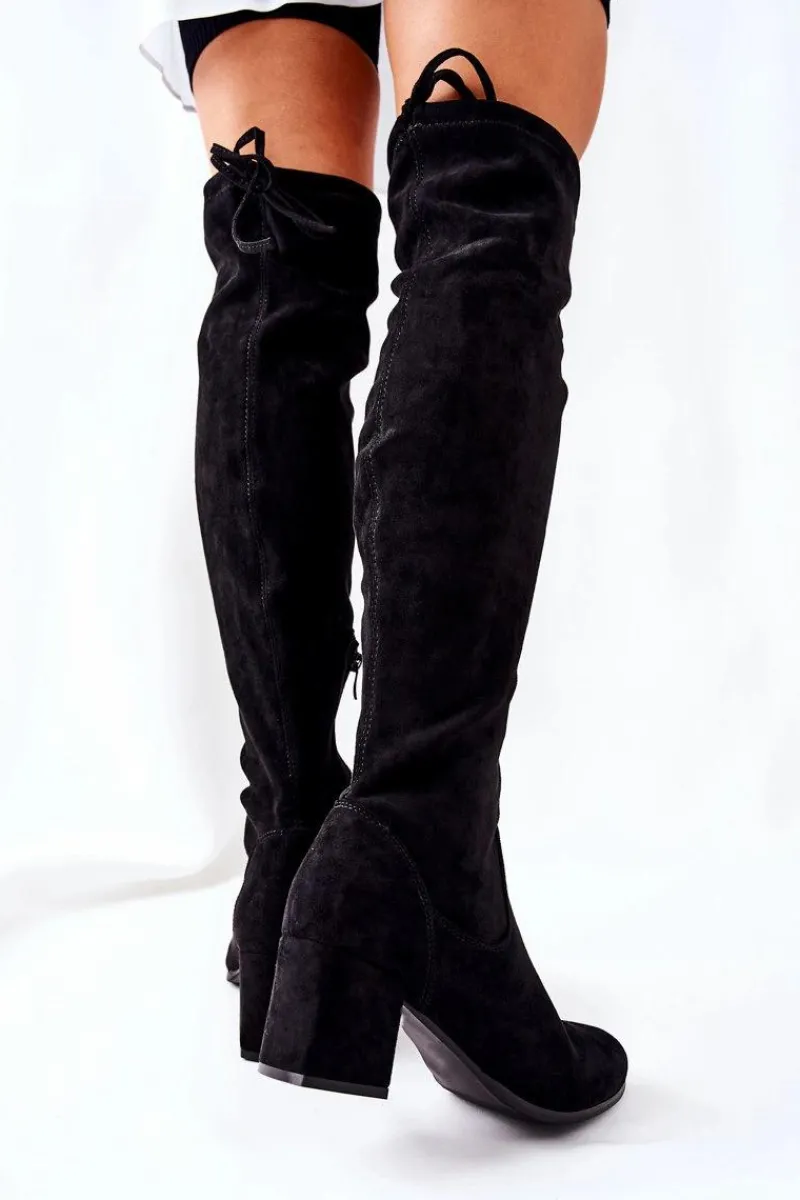 Sale Evento Kozaki Z Wiązaniem Na Obcasie Isene