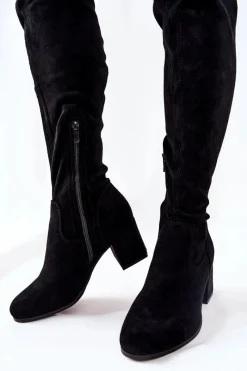 Sale Evento Kozaki Z Wiązaniem Na Obcasie Isene