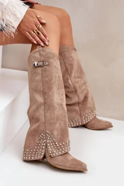 Kozaki Na Słupku|Kozaki Z Wywiniętą Cholewką><noscript><img width=