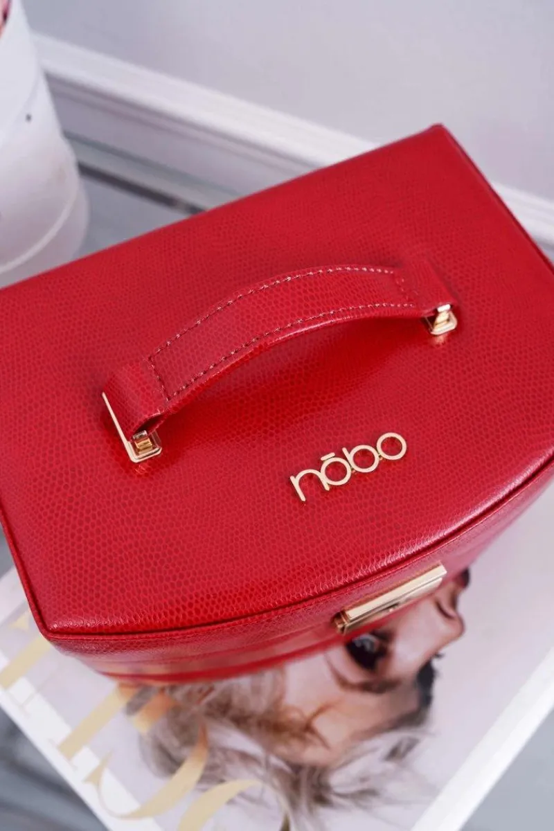 Outlet Nobo Kuferek Szkatułka Na Biżuterię Czerwony NBOX-I00-C005