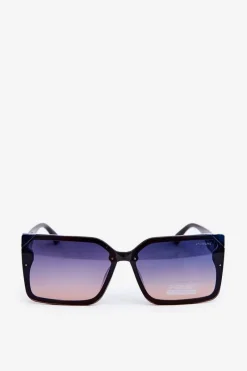Okulary>PRIUS Kwadratowe Okulary Przeciwsłoneczne Damskie UV400 Czarne
