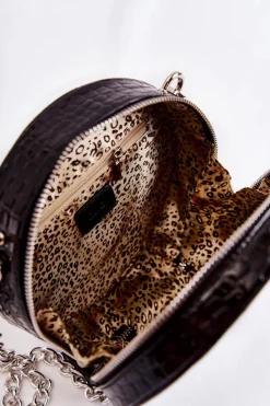 Torebki Kuferki|Torebki Klasyczne></noscript>GOE Lakierowana Torebka Kuferek ZNJ007 Czarna