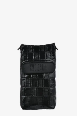 Torby Sportowe|Listonoszki>Big Star Shoes Lakierowana Torebka Saszetka Big Star OO574144 Czarna