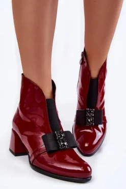 Botki Zimowe Damskie|Botki Na Obcasie><noscript><img width=