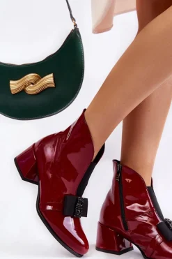 Botki Zimowe Damskie|Botki Na Obcasie><noscript><img width=